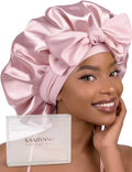 Silk Satin Bonnet for Sleeping - Adjustable Hair Wrap