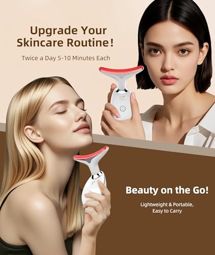 Jobazok 7-Color Light Therapy Face Massager for Lifting & Firming