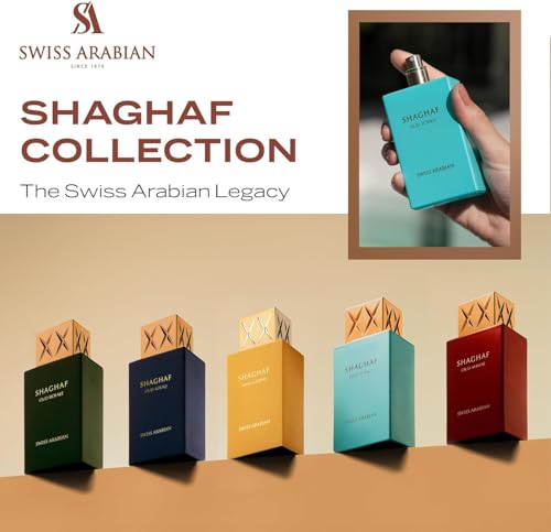 Shaghaf Oud Tonka Vanilla Perfume by Swiss Arabian - 2.5 oz