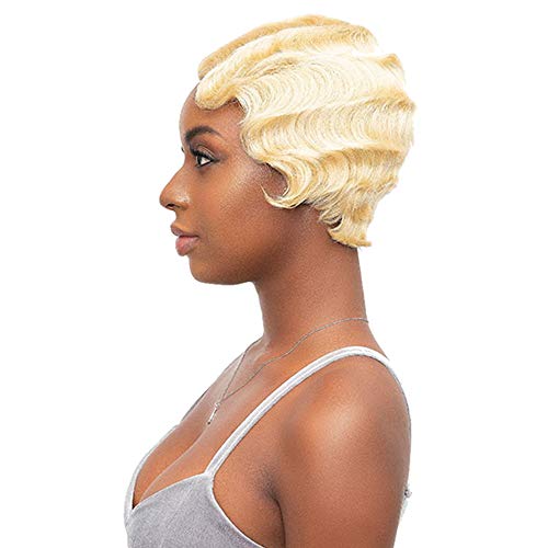 Janet Collection 100% Human Remy Wig Mommy Parting Off Black 1B