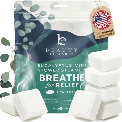 Eucalyptus Shower Steamers - Natural Aromatherapy Bath Bombs