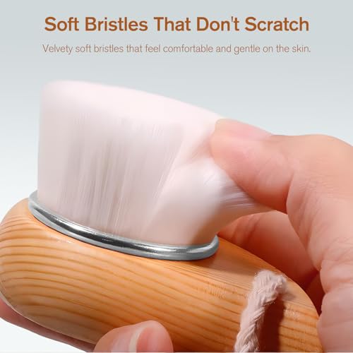 Soft Bristle Facial Cleansing Brush - Deep Pore Clean