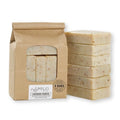 Simplici Lavender Garden Natural Soap (exfoliating + pure essential oils) 6 Bar Value Bag. Palm Free.