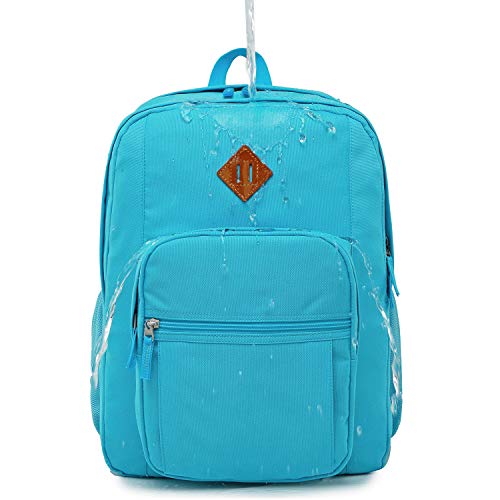 abshoo Classical Basic Womens Travel Backpack For College Men Water Resistant Bookbag (PowDerBlue)