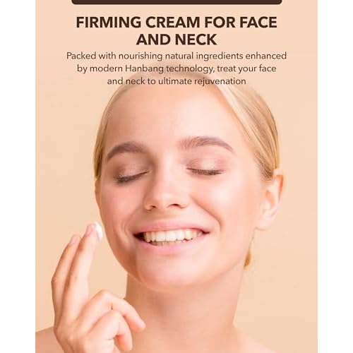 Sooryehan Bon (Firming Cream, 2.5fl oz) - Tighten & Nourish, Korean Skin Care. Elasticity Care Moisturizer for Face, Neck by LG Beauty. Ginseng, Ginsenocide, Amino Acids.