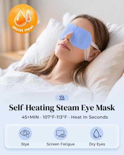 16-Pack Self-Heating Steam Eye Mask for Dry Eyes