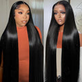 SUNKASA 26 Inch Straight Lace Front Wig - 210% Density HD Lace