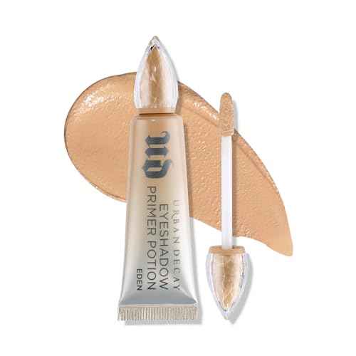 Urban Decay Matte Eyeshadow Primer Potion Eden - Matte Eye Primer for Crease-Resistant & Long Lasting Eye Makeup, Smooths & Preps Eyelid Base, For More Vibrant Eyeshadow, All Skin Tones - 0.33 fl oz