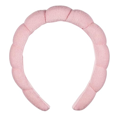 Conair Spa Makeup Headband, Pink Microfiber Hair-Hold Band
