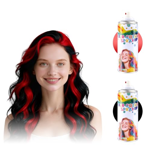 Washable Temporary Hair Color Spray for Kids & Adults - Non-Toxic