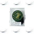 500 Single Length Promade Wispy Volume Premade Fans For Eyelash Extensions - C,CC,D Curl- Pinneacle Lash Supply For Professionals Lash Artists (Volume | 5D Double Layers (10D), CC Curl - 10mm)