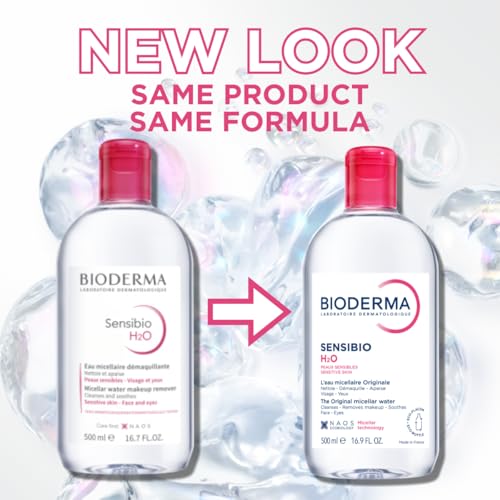 Micellar Water Makeup Remover for Sensitive Skin 16.7oz - Gentle Face Cleanser
