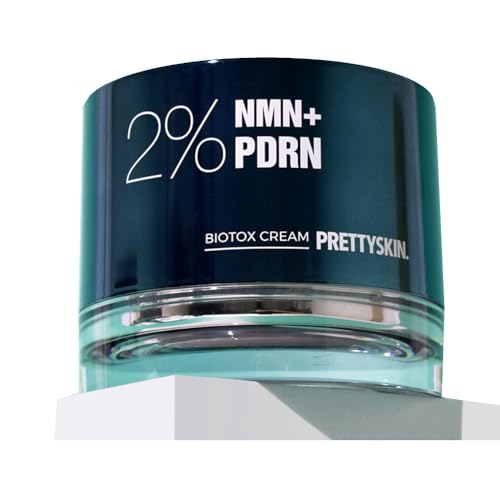 PRETTYSKIN 2% NMN + PDRN Facial Cream ? Daily Hydrating Face Moisturizer ? Amino Acids for Smooth & Supple-Looking Skin ? Nourishing Korean Skincare with Rich Cream Texture ? 1.69 fl.oz