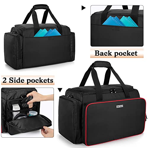 Large Capacity Hairdresser Bag with Adjustable Dividers