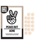Peace Out Acne Healing Dots 20 Count - Hydrocolloid Pimple Patches for Fast Acne Relief