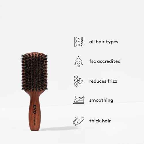 EVO Conrad Bristle Paddle Brush