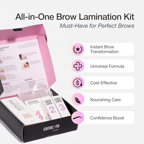 Curacoro Brow Lamination Kit - 4-Step DIY Brow Lift