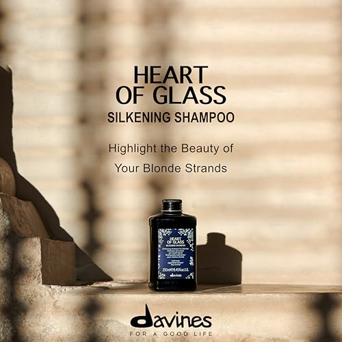 Davines Heart of Glass Silkening Shampoo for Blonde Hair