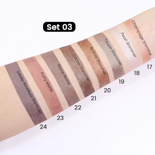 Kaely 8Pc Cream Eyeshadow Stick Set – Matte & Shimmer