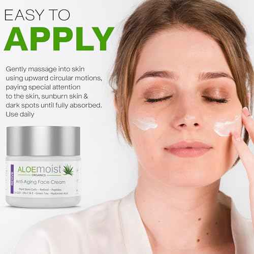 Advanced Retinol Cream for Face: Aloemoist Revive Anti Aging Face Cream for Women & Men Topical Retinoid Wrinkle Repair Day or Night Moisturizer, Organic Retinol Facial Moisturizer for Aging Skin Care
