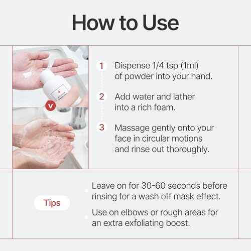 B6 Enzyme Powder Face Cleanser, Korean Skin Care Exfoliating Face Wash with PHA and Papain Enzyme, Face Exfoliator with Calamine and Vitamin B6, Gentle Cleanser, 55g (1.94 Oz)