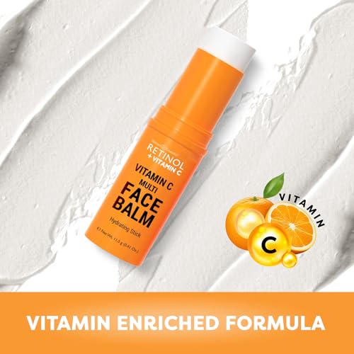 LIVAURA Retinol + Vitamin C Face Balm ? Powerful Anti-Aging Moisturizer for Radiant, Youthful Skin, This Multi Balm Stick Hydrates, Reduces Fine Lines, and Boosts Glow for a Beautiful Complexion