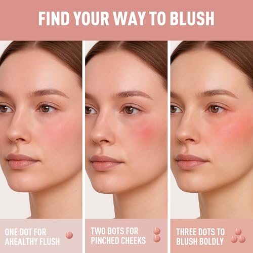 FV Liquid Blush Cream Cheek Tint - 12-Hour Wear, Buildable (Honey)