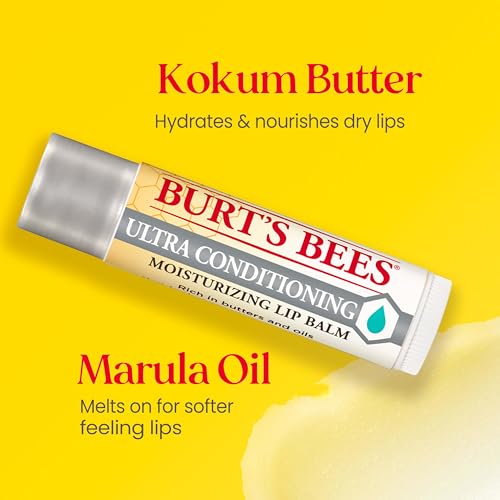 Burt's Bees Ultra Conditioning Lip Balm, 4-Pack 0.15 oz