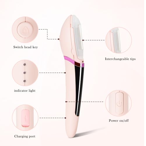 Dermaplane Razor for Women Face - Exfoliation & Peach Fuzz Removal