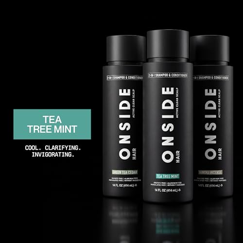 ONSIDE Men's 2-in-1 Shampoo & Conditioner - Tea Tree Mint