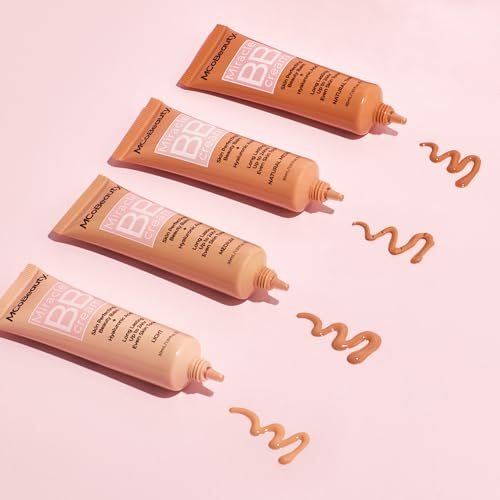 MCoBeauty - Miracle BB Cream - Primes and Tints - Everyday Skin Tone Balancing Face BB Cream - Contains Hyaluronic Acid and Glycerin - Natural Medium