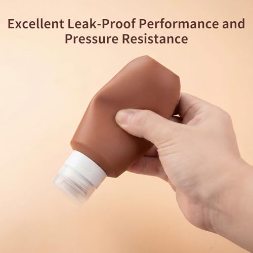 Gemice 6oz Leak-Proof Travel Bottles with Clear Bag - BPA Free
