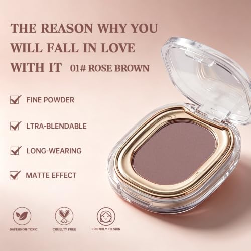 Matte Eyeshadow Single - Highly Pigmented, Blendable, Long Lasting