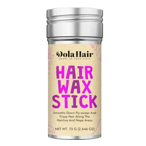 Dolahair Hair Wax Stick - Flyaway Control and Styling Pomade for Kids, Women, and Men - Hair Bun Maker and Accessorie (1 Pack of Wax)