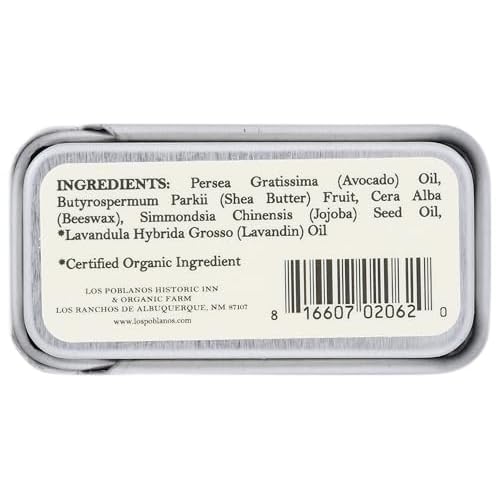 Los Poblanos, Lip Salve Lavender, 0.2 Ounce