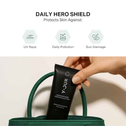 Y¡¯OUR Tinted Moisturizer: Hydrating & Anti-Aging Tinted SPF 30 Makeup; Fragrance-Free, Oil-Free for Dry, Oily & Combination Skin. Made in USA. 1.35 fl. oz (Medium)