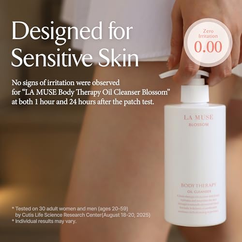 LA MUSE Hydrating Body Cleanser Oil Shower Gel with 9 Oils