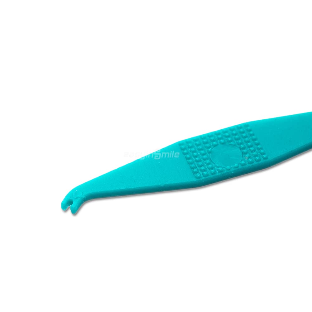 SNAWOP Dental Elastic Placers Orthodontic Braces Rubber Bands Plastic Hooks (Multi Color 10PCS)