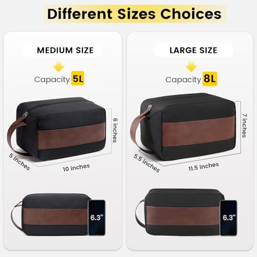 Vorspack Water-Resistant Toiletry Bag for Men – Travel Organizer