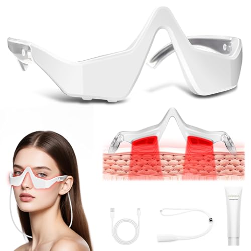 Under Eye Light Therapy Device with Eye Massage for Fatigue Relief