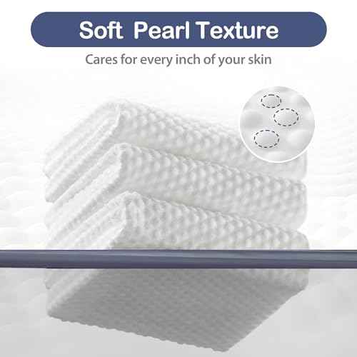 Ourmed Life Face Towels, 11"¡¿9" Disposable Face Towel ? Ultra-Soft, Thickened Facial Towelettes, Lint-Free Dry Wipes for Sensitive Skin, Ideal for Makeup Removal & Skincare (50 Count, 1 Pack)