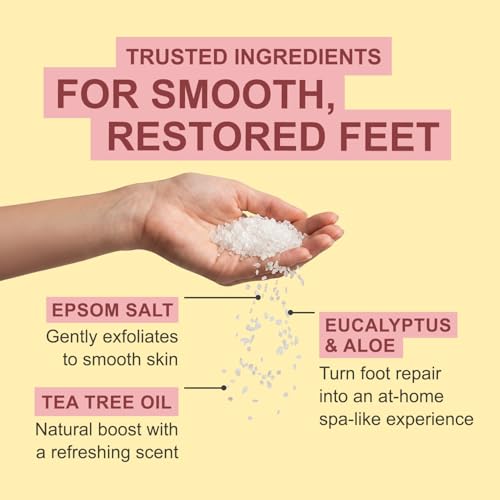 Kerasal Foot Therapy Soak with Epsom Salt & Tea Tree Oil, 2 lbs