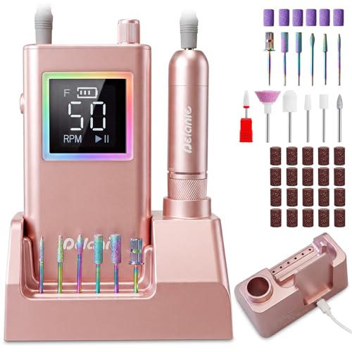 Delanie 50000 RPM Electric Nail Drill with Charging Dock