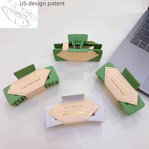 18pcs Bridesmaid Scrunchies Proposal Gifts Bachelorette Hair Claws Clips Girls heart sunglasses for Wedding Party Favors(White&Green)