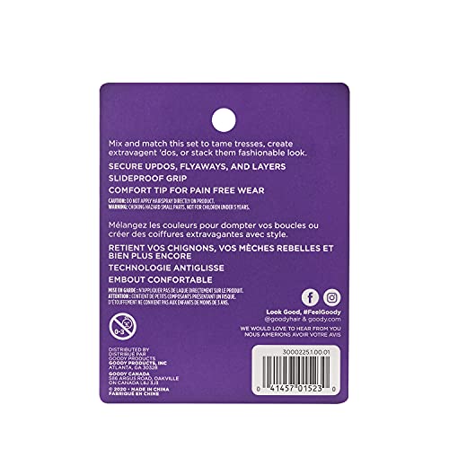 Magnetic Top Bobby Pins Box - 75 Count, Secure Hair Styling Accessories