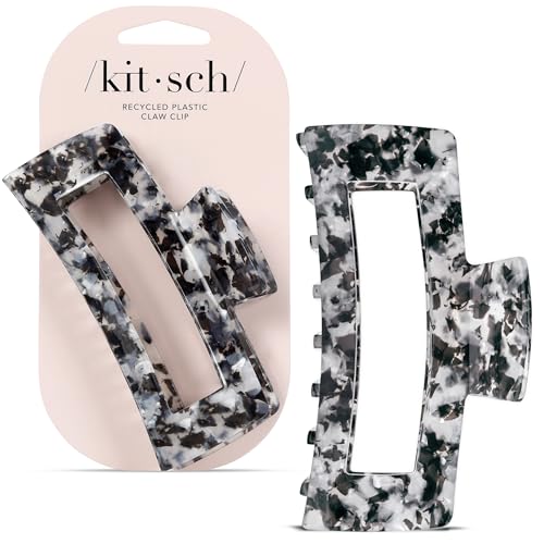 Kitsch Jumbo Open Hair Claw Clip for Women - Non-Slip Strong Hold