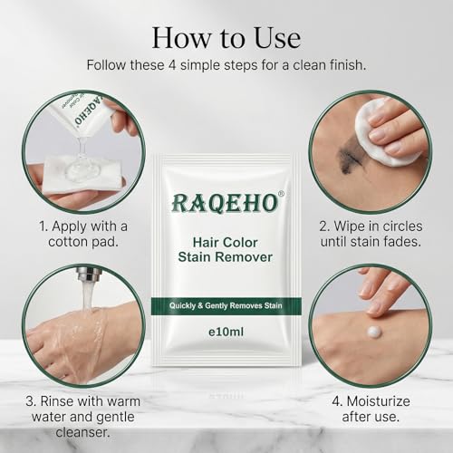 Hair Color Remover 30-Pack | 10ml Stain Remover for Dyed Hair