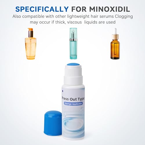 Minoxidil Applicator Bottles, 50ML Leakproof 2-Pack