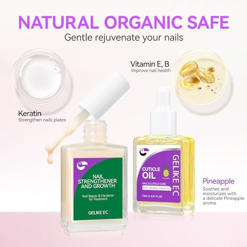 Gelike EC Nail Rescue Kit - Apricot & Pineapple Brightening & Strengthening