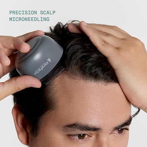 KeraFactor KeraRoller Scalp Microneedling Device - 1200 Stainless Steel Needles